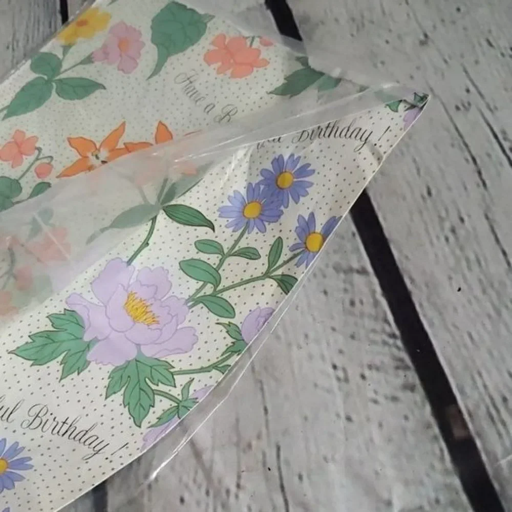 Vintage Springtime Floral Gift Wrap American Greetings
